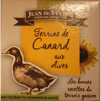Terrine de Canard aux Olives/ terrine van eend met olijven 65 gram Terrine de Canard aux Olives/ terrine van eend met olijven 65 gram